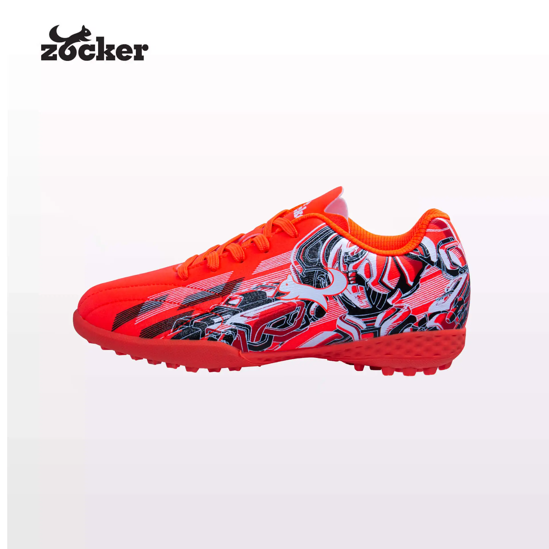 Giày đá bóng trẻ em Zocker Kiên Cường Red/Black